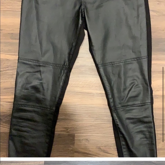 Black Leather Pants - Picture 3 of 6